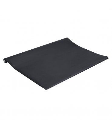 vidaXL Furniture Stickers Self-Adhesive Matte Black 90x500 cm PVC — Size: 90 x 500 cm (4 pcs)