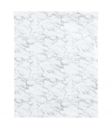 vidaXL Furniture Sticker Self-Adhesive Marble White 90x500 cm PVC