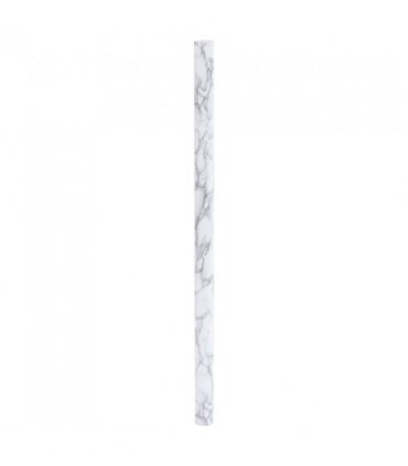 vidaXL Furniture Sticker Self-Adhesive Marble White 90x500 cm PVC