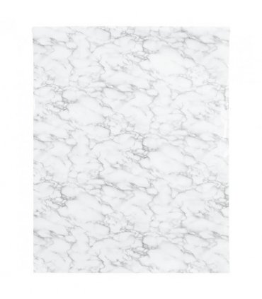 vidaXL Furniture Stickers Self-Adhesive Marble White 90x500 cm PVC — Size: 90 x 500 cm (4 pcs)