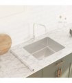 vidaXL Furniture Stickers Self-Adhesive Marble White 90x500 cm PVC — Size: 90 x 500 cm (2 pcs)