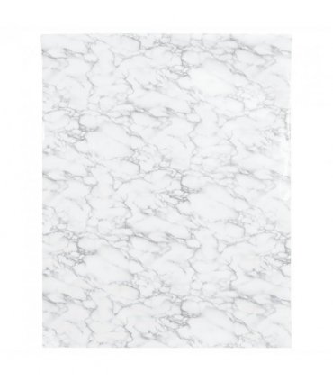 vidaXL Furniture Stickers Self-Adhesive Marble White 90x500 cm PVC — Size: 90 x 500 cm (2 pcs)