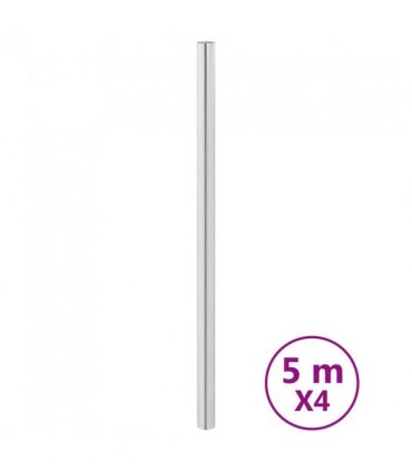 vidaXL Furniture Stickers Self-Adhesive Silver 90x500 cm PET — Size: 90 x 500 cm (4 pcs)