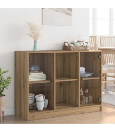 vidaXL Sideboard Artisian Oak 102x37x75.5 cm Engineered Wood