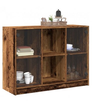 vidaXL Sideboard Old Wood 102x37x75.5 cm Engineered Wood