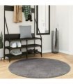 vidaXL Rug HUARTE Short Pile Soft and Washable Anthracite Ø 120 cm