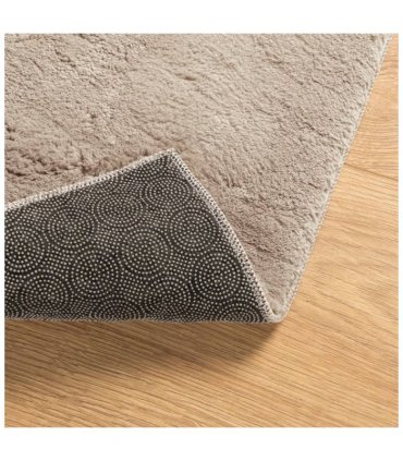 vidaXL Rug HUARTE Short Pile Soft and Washable Sand 200x200 cm — Size: 200 x 200 cm