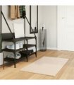 vidaXL Rug HUARTE Short Pile Soft and Washable Beige 60x110 cm — Size: 60 x 110 cm