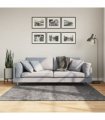 vidaXL Rug HUARTE Short Pile Soft and Washable Anthracite 160x160 cm — Size: 160 x 160 cm