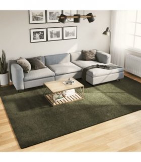 vidaXL Rug HUARTE Short Pile Soft and Washable Forest Green 240x340 cm — Size: 240 x 340 cm