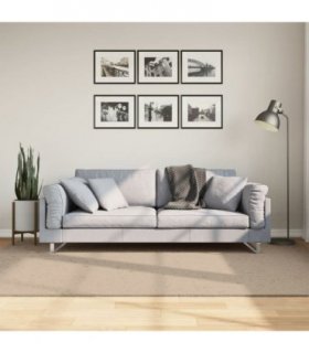 vidaXL Rug HUARTE Short Pile Soft and Washable Sand 160x230 cm — Size: 160 x 230 cm