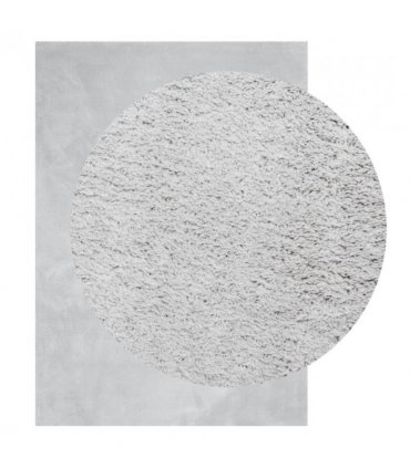 vidaXL Rug HUARTE Short Pile Soft and Washable Grey 240x340 cm — Size: 240 x 340 cm