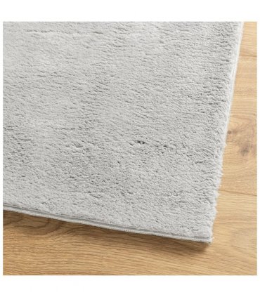 vidaXL Rug HUARTE Short Pile Soft and Washable Grey 240x340 cm — Size: 240 x 340 cm