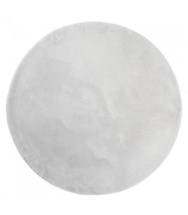 vidaXL Rug HUARTE Short Pile Soft and Washable Grey Ø 100 cm