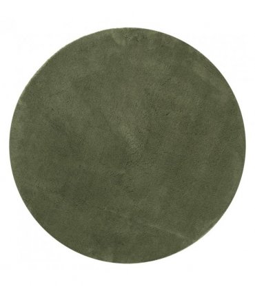 vidaXL Rug HUARTE Short Pile Soft and Washable Forest Green Ø 120 cm