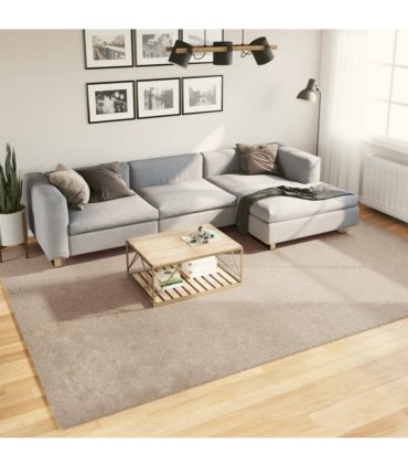 vidaXL Rug HUARTE Short Pile Soft and Washable Sand 240x340 cm — Size: 240 x 340 cm