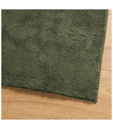vidaXL Rug HUARTE Short Pile Soft and Washable Forest Green 140x200 cm — Size: 140 x 200 cm