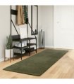 vidaXL Rug HUARTE Short Pile Soft and Washable Forest Green 80x250 cm — Size: 80 x 250 cm