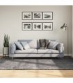 vidaXL Rug HUARTE Short Pile Soft and Washable Anthracite 160x230 cm — Size: 160 x 230 cm