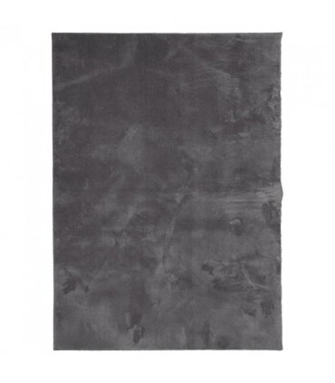 vidaXL Rug HUARTE Short Pile Soft and Washable Anthracite 160x230 cm — Size: 160 x 230 cm