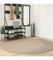 vidaXL Rug HUARTE Short Pile Soft and Washable Sand Ø 200 cm