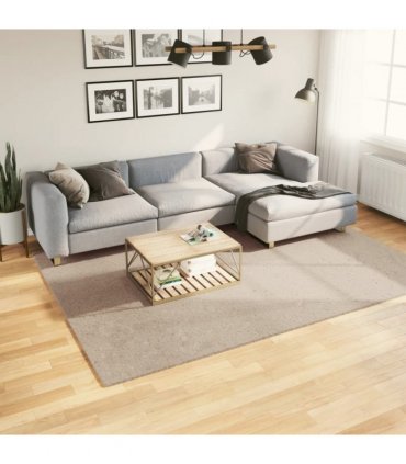 vidaXL Rug HUARTE Short Pile Soft and Washable Sand 200x280 cm — Size: 200 x 280 cm