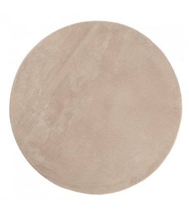 vidaXL Rug HUARTE Short Pile Soft and Washable Sand Ø 100 cm