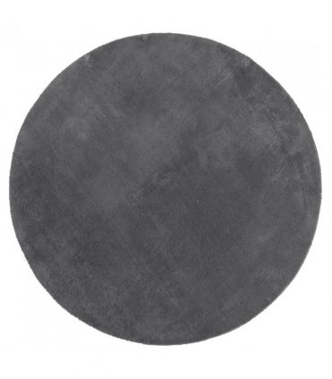 vidaXL Rug HUARTE Short Pile Soft and Washable Anthracite Ø 160 cm