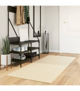 vidaXL Rug HUARTE Short Pile Soft and Washable Cream 80x200 cm — Size: 80 x 200 cm