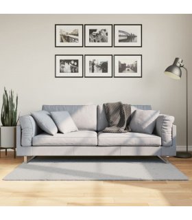vidaXL Rug HUARTE Short Pile Soft and Washable Grey 80x150 cm — Size: 80 x 150 cm