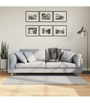 vidaXL Rug HUARTE Short Pile Soft and Washable Grey 80x150 cm — Size: 80 x 150 cm