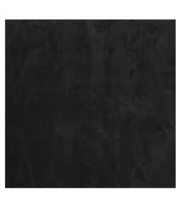 vidaXL Rug HUARTE Short Pile Soft and Washable Black 240x240 cm — Size: 240 x 240 cm
