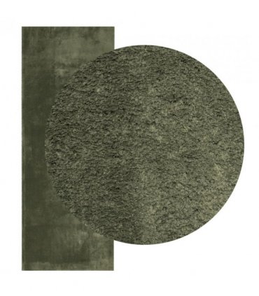 vidaXL Rug HUARTE Short Pile Soft and Washable Forest Green 80x200 cm — Size: 80 x 200 cm