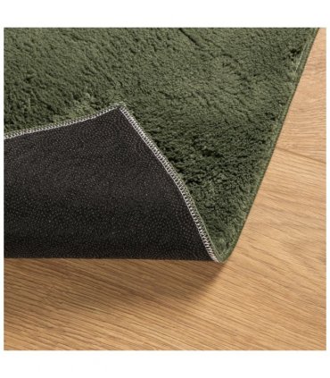 vidaXL Rug HUARTE Short Pile Soft and Washable Forest Green 80x200 cm — Size: 80 x 200 cm