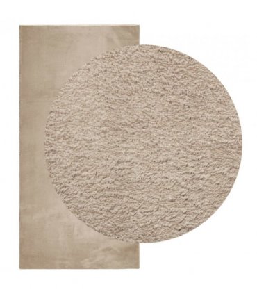 vidaXL Rug HUARTE Short Pile Soft and Washable Sand 100x200 cm — Size: 100 x 200 cm
