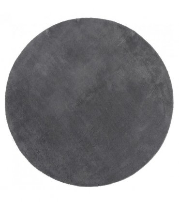 vidaXL Rug HUARTE Short Pile Soft and Washable Anthracite Ø 80 cm