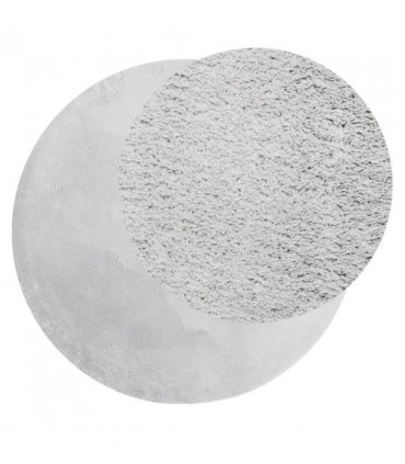 vidaXL Rug HUARTE Short Pile Soft and Washable Grey Ø 160 cm