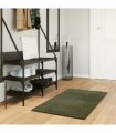 vidaXL Rug HUARTE Short Pile Soft and Washable Forest Green 60x110 cm — Size: 60 x 110 cm