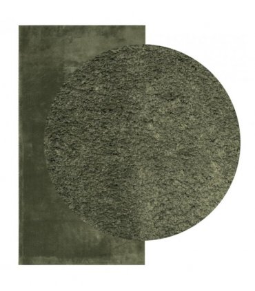 vidaXL Rug HUARTE Short Pile Soft and Washable Forest Green 60x110 cm — Size: 60 x 110 cm