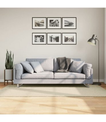 vidaXL Rug HUARTE Short Pile Soft and Washable Cream 100x200 cm — Size: 100 x 200 cm