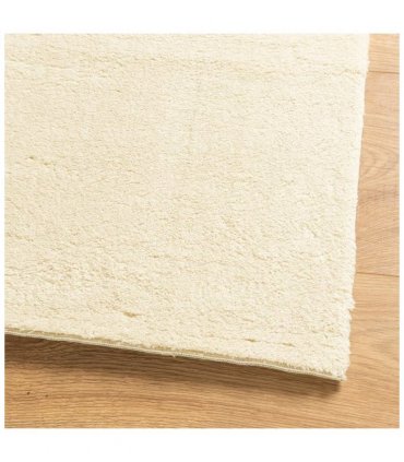 vidaXL Rug HUARTE Short Pile Soft and Washable Cream 100x200 cm — Size: 100 x 200 cm