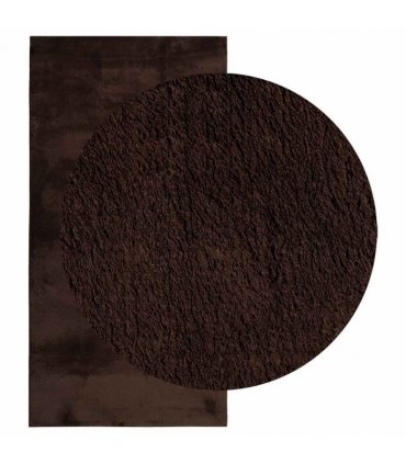 vidaXL Medium Pile Soft and Washable Rug HUARTE Brown 150 x 80 cm — Size: 80 x 150 cm