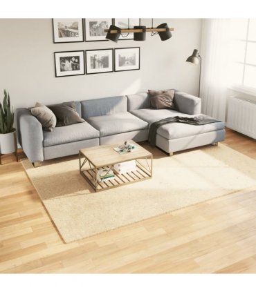 vidaXL Rug HUARTE Short Pile Soft and Washable Cream 200x280 cm — Size: 200 x 280 cm