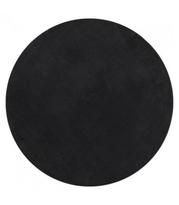 vidaXL Rug HUARTE Short Pile Soft and Washable Black Ø 120 cm