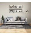vidaXL Rug HUARTE Short Pile Soft and Washable Anthracite 140x200 cm — Size: 140 x 200 cm
