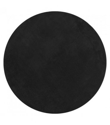vidaXL Rug HUARTE Short Pile Soft and Washable Black Ø 200 cm