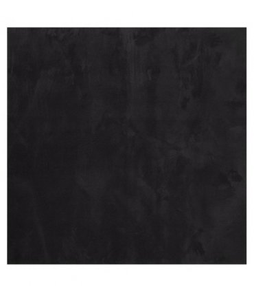 vidaXL Rug HUARTE Short Pile Soft and Washable Black 200x200 cm — Size: 200 x 200 cm