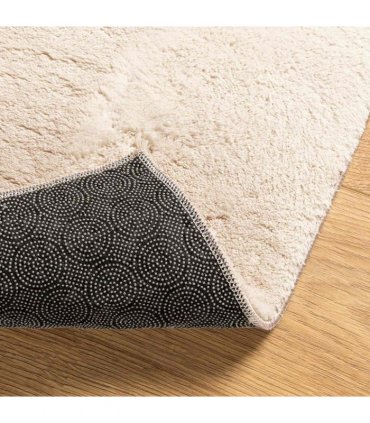 vidaXL Medium Pile Soft and Washable Rug HUARTE Beige 80 x 1000 cm