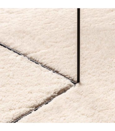 vidaXL Medium Pile Soft and Washable Rug HUARTE Beige 80 x 1000 cm