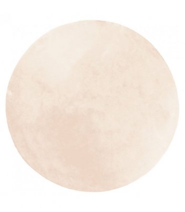 vidaXL Rug HUARTE Short Pile Soft and Washable Beige Ø 100 cm